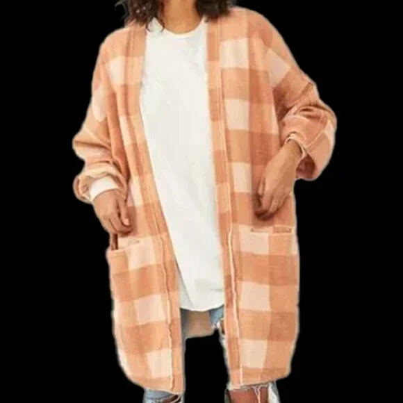 NWT Free People Benji Cardi / Camel Combo - Picture 7 of 14